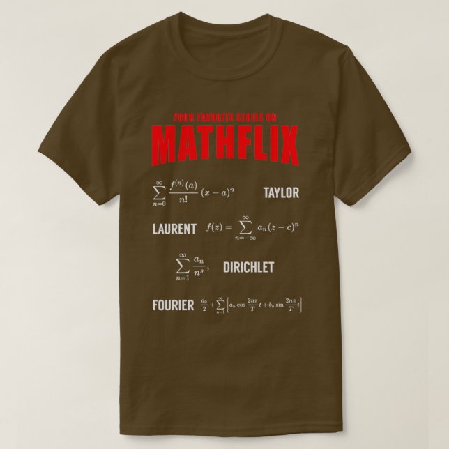 Mathflix T-Shirt (Design vorne)