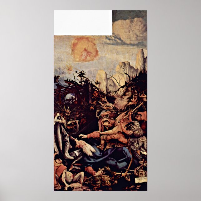 Mathis Gothart - The Temptation of St Anthony Poster (Vorne)