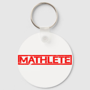 Mathlete Briefmarke Schlüsselanhänger