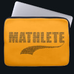 Mathlete Laptopschutzhülle<br><div class="desc">Sie schießen nicht den Basketball,  Sie berechnen den Anteil der Dreharbeiten. Sie übergeben den Fußball nicht,  Sie bestimmen die Quarterback-Bewertung. Du bist Mathematiker,  Mathematiker. Du bist Mathlete!</div>
