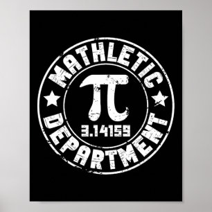 Mathletic Department 3.14159 Pi Day Math Teacher V Poster
