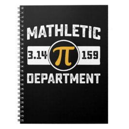 Mathletic Department Pi Day Mathematik Vintag Notizblock