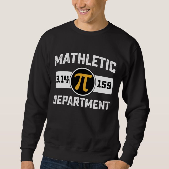 Mathletic Department Pi Day Mathematik Vintag Sweatshirt (Vorderseite)
