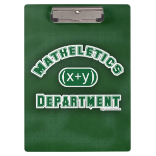 Mathletics Department Green Klemmbrett