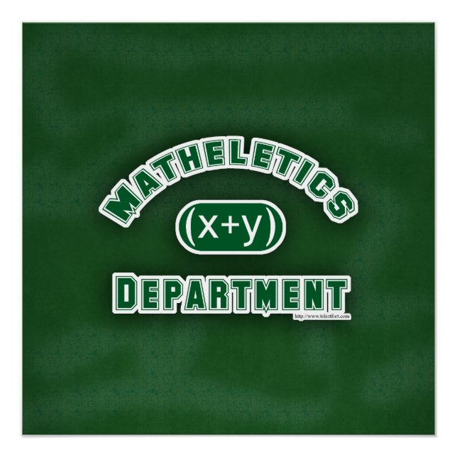 Mathletics Department Green Poster (Vorderseite)