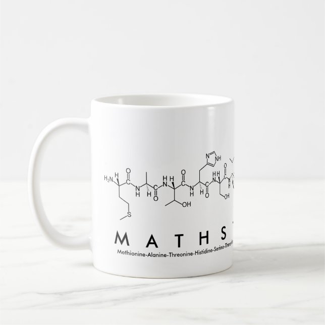 MathsTeacher Peptidsatz Tasse (Links)