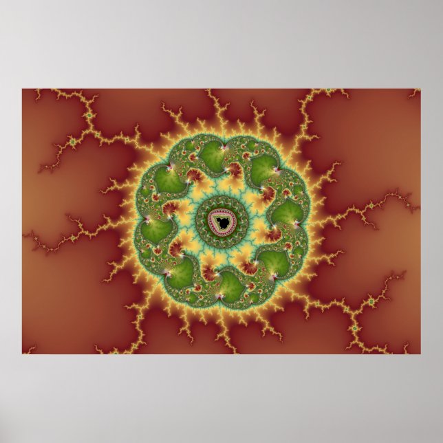 Matilda21a - Fraktal Art Poster (Vorne)