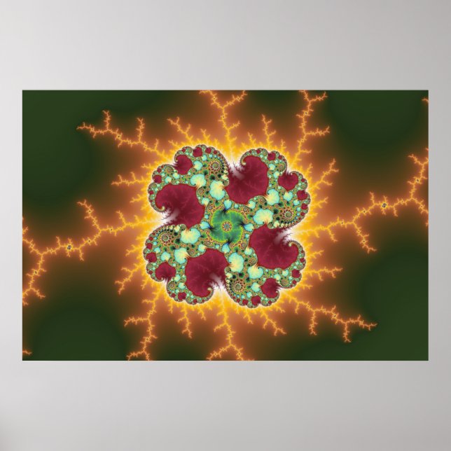 Matilda 17 - Fraktal Art Poster (Vorne)