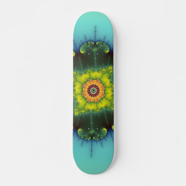 Matilda 1 - Fraktal Art Skateboard (Vorne)