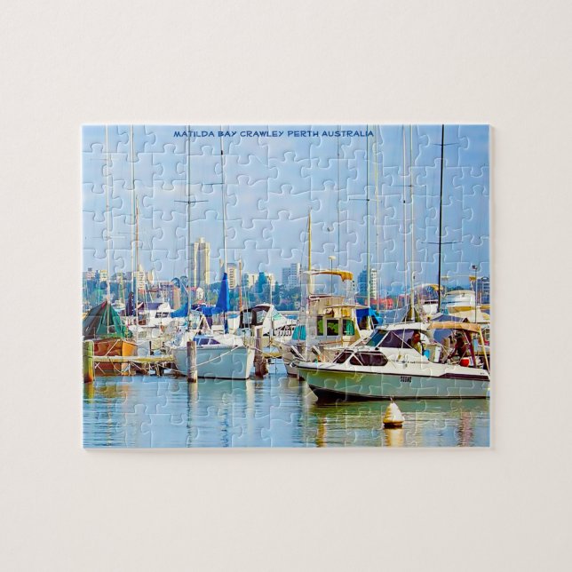 Matilda Bay Crawley Perth Australien Puzzle (Horizontal)