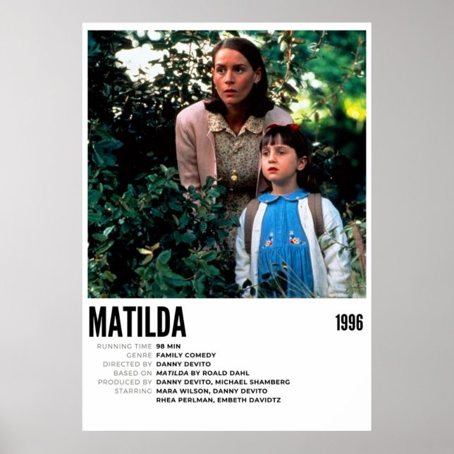 Matilda Movie Poster (Vorne)