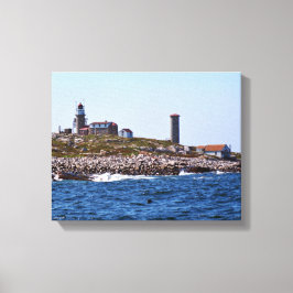 Matinicus Rock Lighthouse, Maine Leinwanddruck