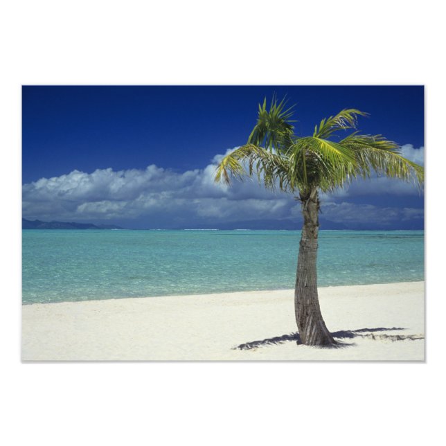 Matira Beach auf der Insel Bora Bora, Fotodruck (Vorne)