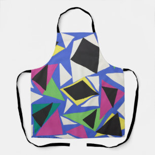 Matisse Abstrakte Geometrische Blaue Schnittkunst Schürze