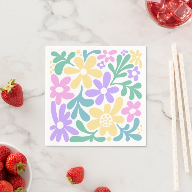 Matisse-Daisy-Muster  Serviette (Beispiel)