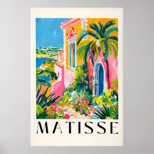 Matisse-Druck Mittelmeer-Villa, Rosa Strand Poster