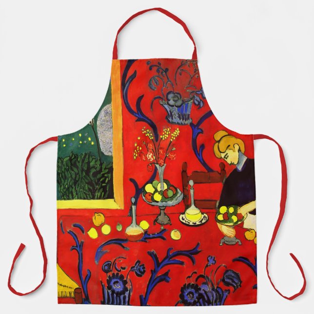 Matisse Harmonie in Rot Schürze (Vorderseite)