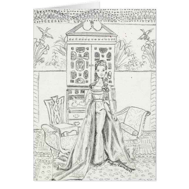 Matisse in Sage Silk Taffeta (Vorne)