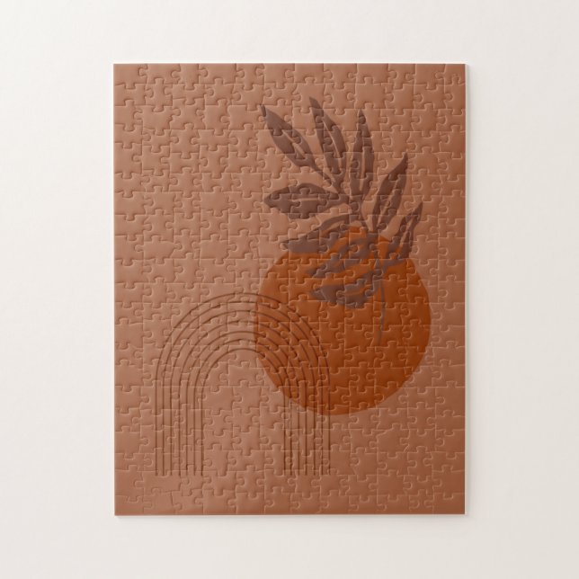 Matisse Inspiriert Wüste Vibes Abstrakt Formen Puzzle (Vertikal)