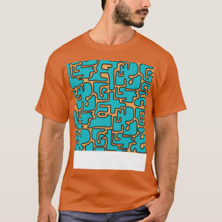 Matisse inspirierte 70er-Jahres-Farbflecken T-Shirt