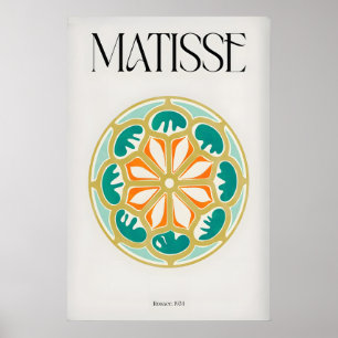 Matisse Kunst Druck Rosace954 Rosettenfenster Geom Poster