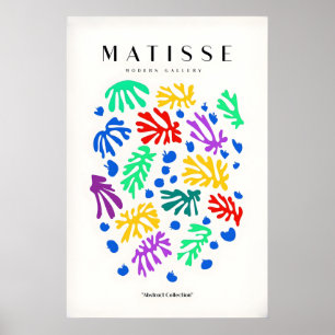 Matisse-Kunstposter - Farbige Abstrakte Streuung Poster