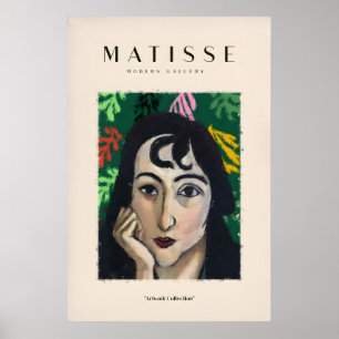 Matisse-Kunstposter - Nachdenkliche Frau Poster