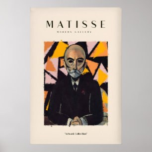 Matisse-Kunstposter - Porträt Mann im Anzug Poster