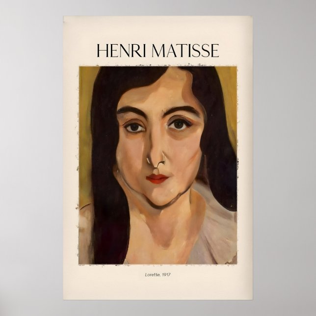 Matisse Kunstprint - Lorette917 Porträtposter Poster (Vorne)