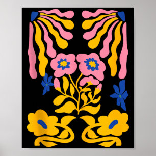 Matisse-Malerei Blumen-Ästhetik Kunst Erdig Poster