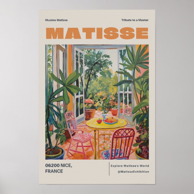Matisse Modern Art Print Poster (Vorne)