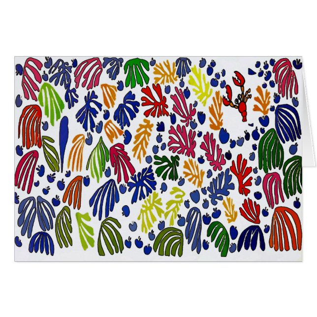Matisse Style Crawfish (Vorderseite (Horizontal))