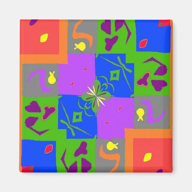 Matisse Style Formen Magnet (Vorne)
