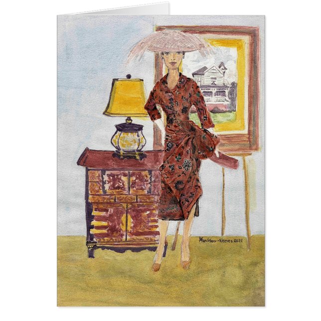 MatisseFashion Orientale Stoffe Wasserfarbe (Vorne)