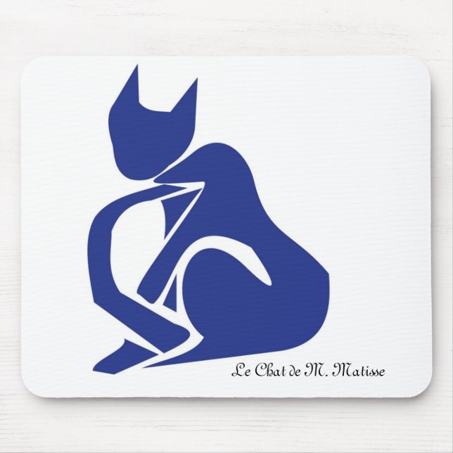 Matisses Katze Mousepad (Vorne)