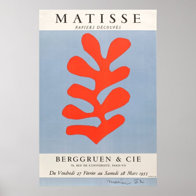 Matisses Papiers Poster (Vorne)
