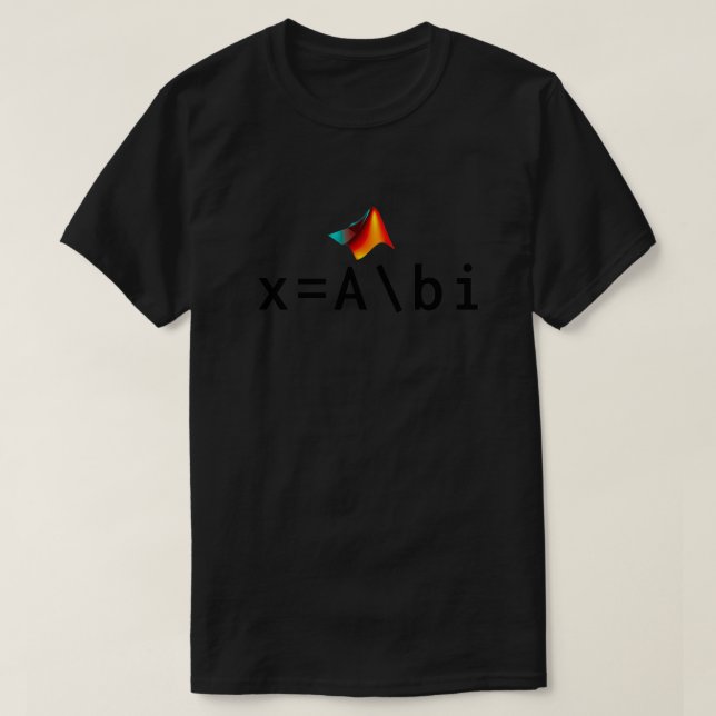 Matlab-Matlab-Programmlogo T-Shirt (Design vorne)