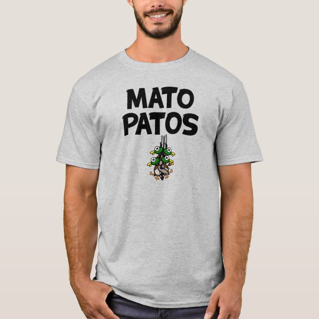 Mato Patos Logo T Shirt Duck Hunting (Vorderseite)