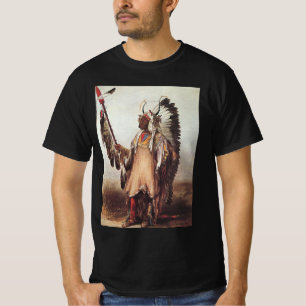 Mato-Tope, ein Hauptportrait von Karl Bodmer T-Shirt
