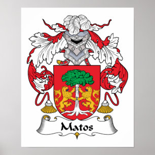 Matos Familienwappen Poster