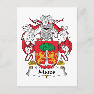 Matos Familienwappen Postkarte