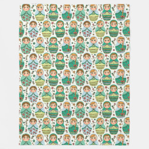 Matreshka Fleece Blanket