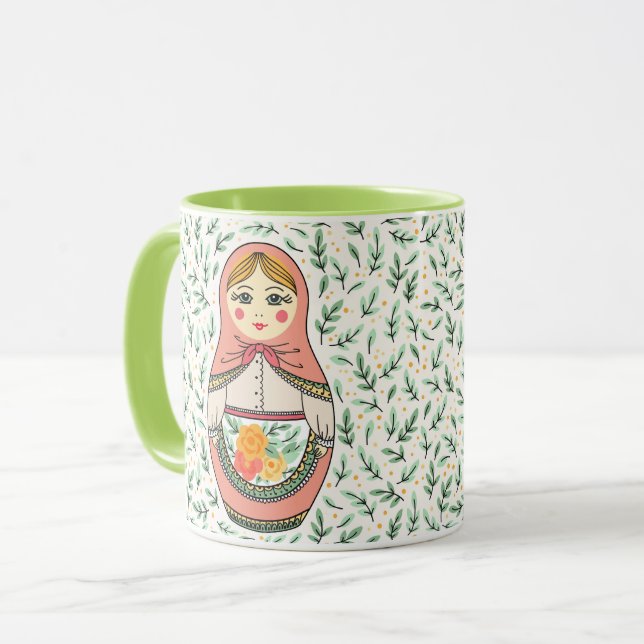 Matreshka Tasse (Vorderseite Links)