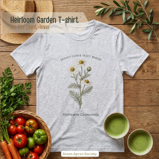 Matricaria Chamomilla Botanischer Garten Tri-Blend Shirt