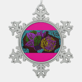 Matrimony Schneeflocken Zinn-Ornament