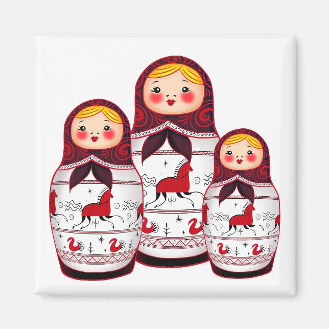 Matrioska Magnet (Vorne)