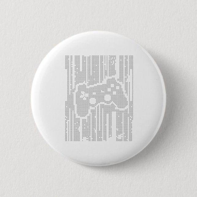 Matrix-Auflage - Prüfergamer-Videospiel-Spiel Button (Vorderseite)