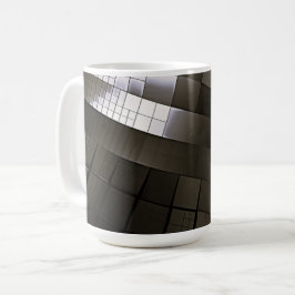 Matrix aus geschliffenem Stahl Kaffeetasse