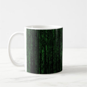Matrix-Code   Die Matrix   Schwarz und Grün Kaffeetasse