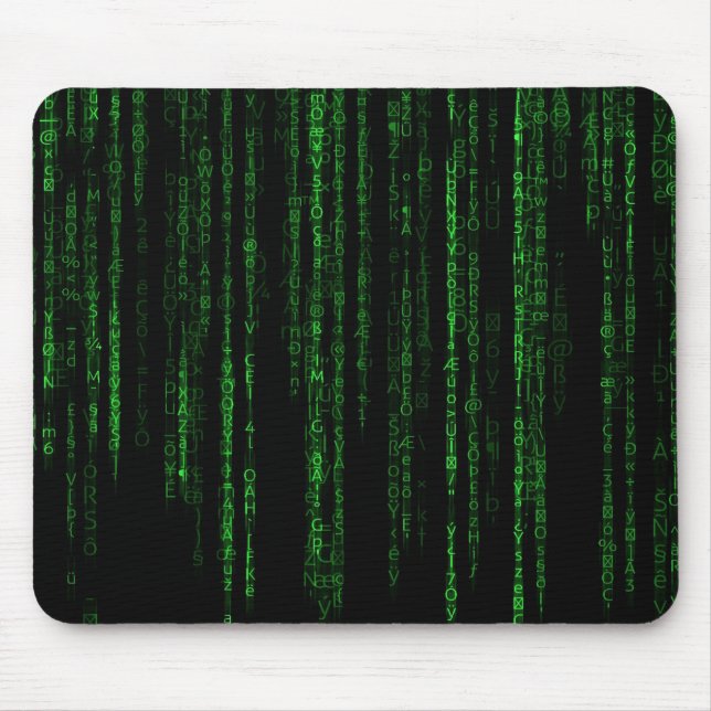 Matrix-Code Mousepad (Vorne)
